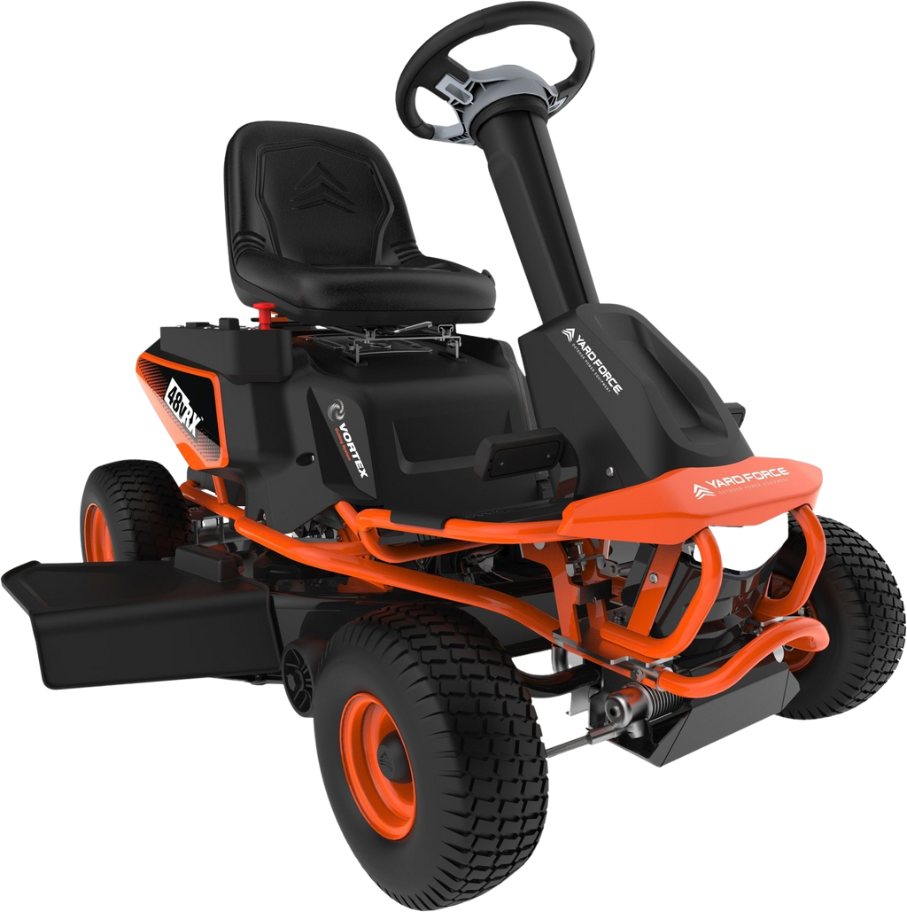 Yard Force YF48VRX Riding Lawn Mower 38″ Twin Blade Battery Powered 48V New