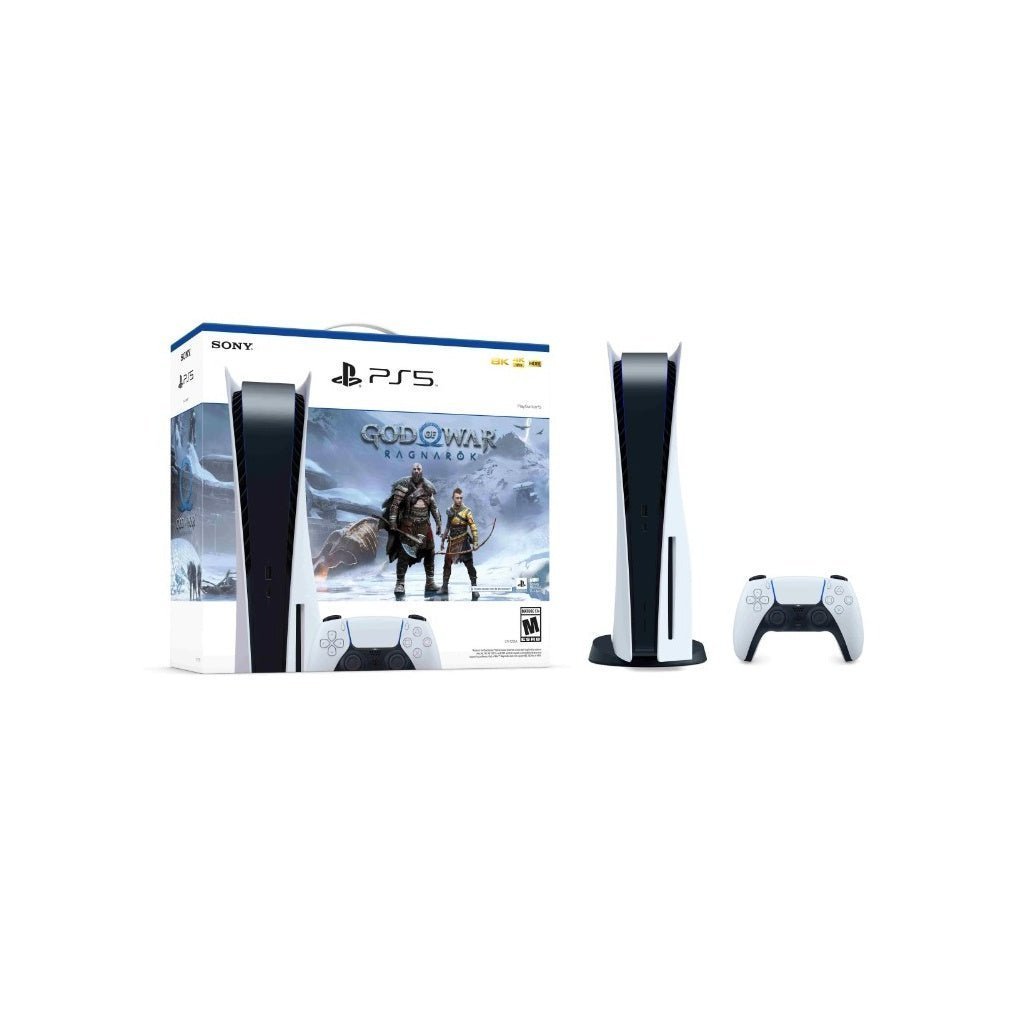 PS5 Console God of War Ragnarok Bundle, White