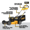 21.5 in. 20-V Li-Ion Cordless Battery Walk Behind Self Propelled Mower w/Hedge,Bare Trimmer,Blower,Cleaner,Pole/Hand Saw
