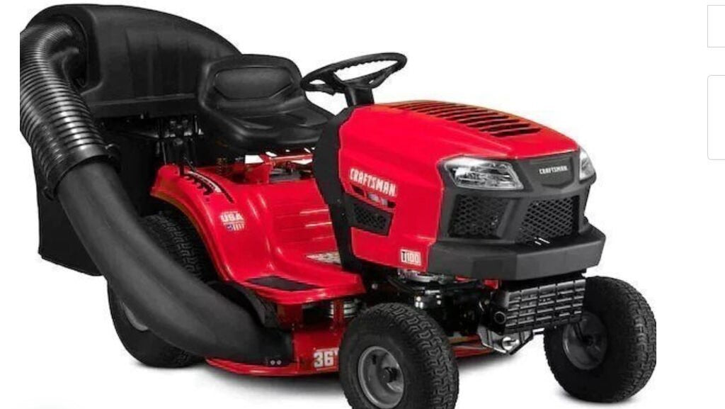 CRAFTSMAN T100 36″ 11.5-HP Riding Lawn Mower