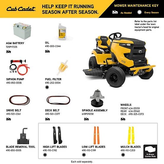 Cub Cadet 46 in. 22 HP Gas-Powered Enduro Series Riding Lawn Mower, Kohler Engine