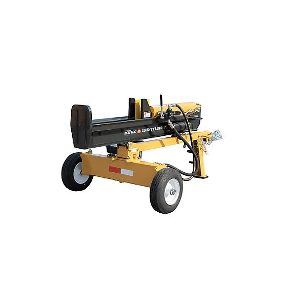 CountyLine 28-Ton Gas-Powered Horizontal/Vertical Log Splitter, Kohler 6.5 HP Engine