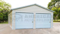 24x25x10 Two Car Vertical Roof Garage