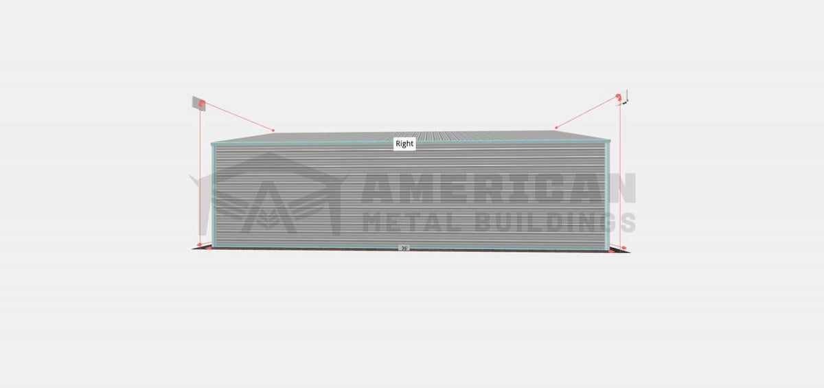 26x36x10 Side Entry Garage