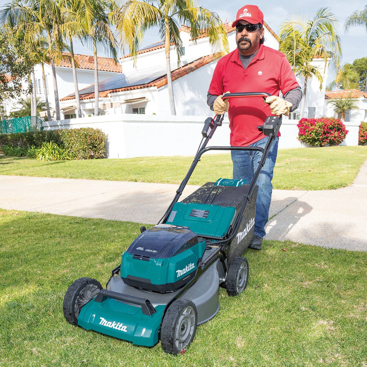 21 in. 18-Volt X2 (36-Volt) LXT Lithium-Ion Cordless Walk Behind Self Propelled Lawn Mower Kit with 4 Batteries (5.0 Ah)