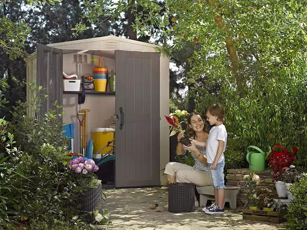 KETER FACTOR 6X6 SHED 1.78M X 1.95M
