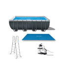 Intex Ultra XTR Above Ground Pool and Solar Cover