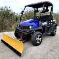 400cc GVX Gas Golf Cart UTV 4×4 With Snow Plow & Rear Flip Seat – All Wheel Drive ATV