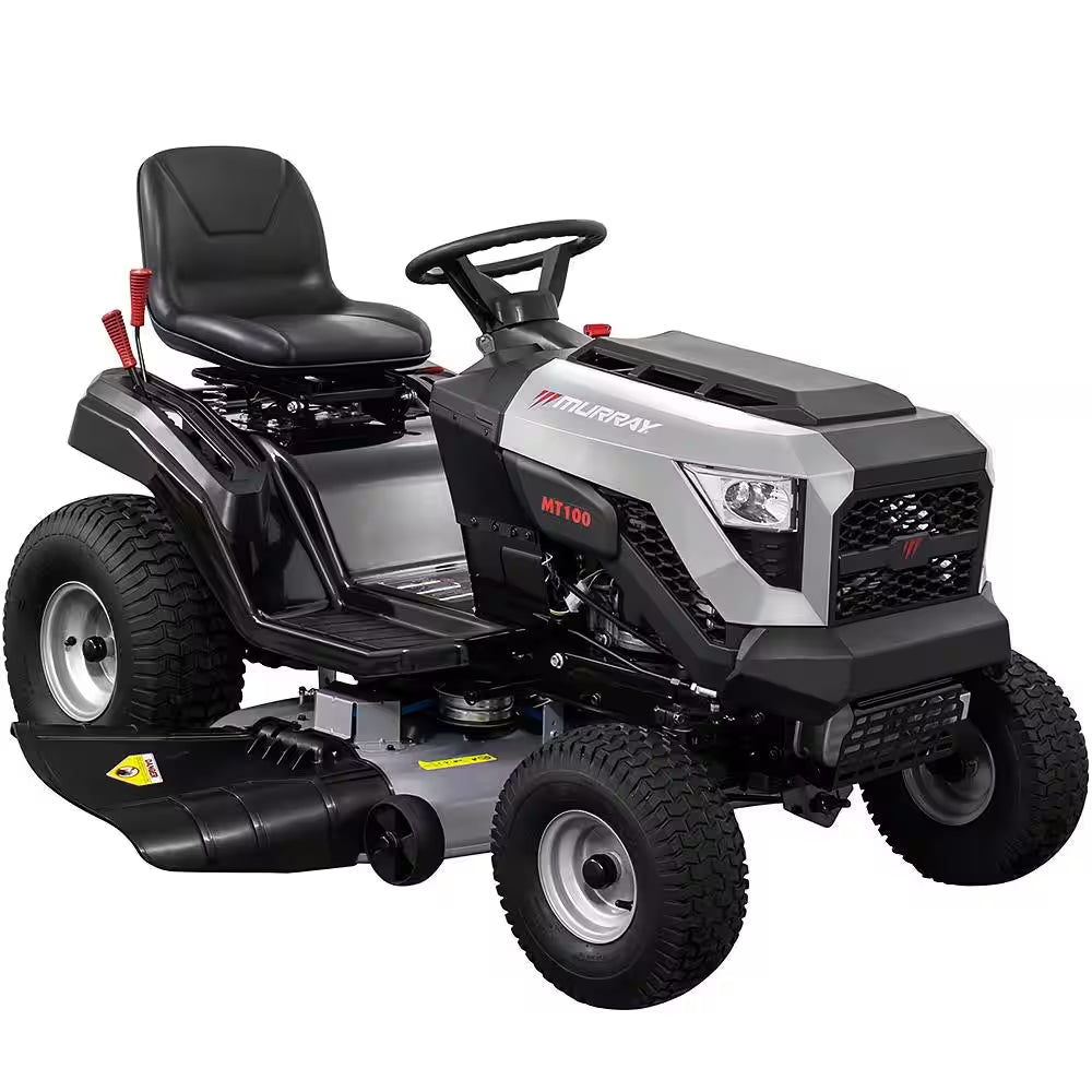 MT100 42 In. 13.5 HP 500Cc E1350 Series Briggs and Stratton Engine 6-Speed Manual Gas Riding Lawn Tractor Mower
