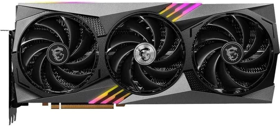 MSI Gaming GeForce RTX 4090 24GB GDRR6X 384-Bit HDMI/DP Nvlink Tri-Frozr 3 Ada Lovelace Architecture OC Graphics Card (RTX 4090 Gaming X Trio 24G)