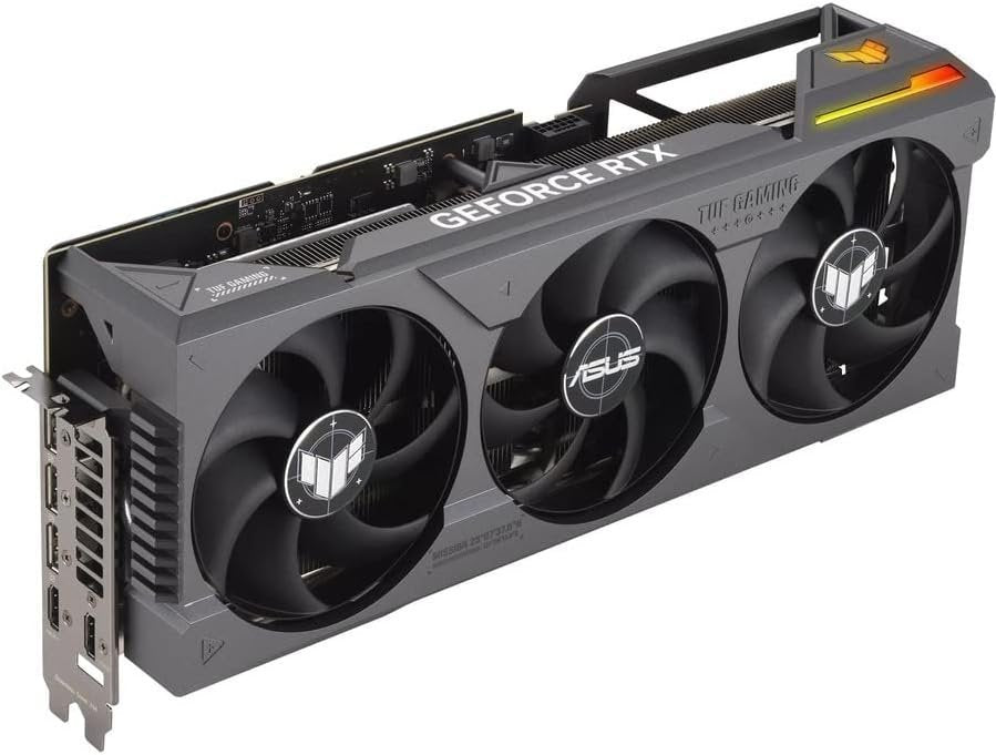 ASUS TUF GeForce RTX 4090 OC Edition Gaming Graphics Card (PCIe 4.0, 24GB GDDR6X, HDMI 2.1a, DisplayPort 1.4a)