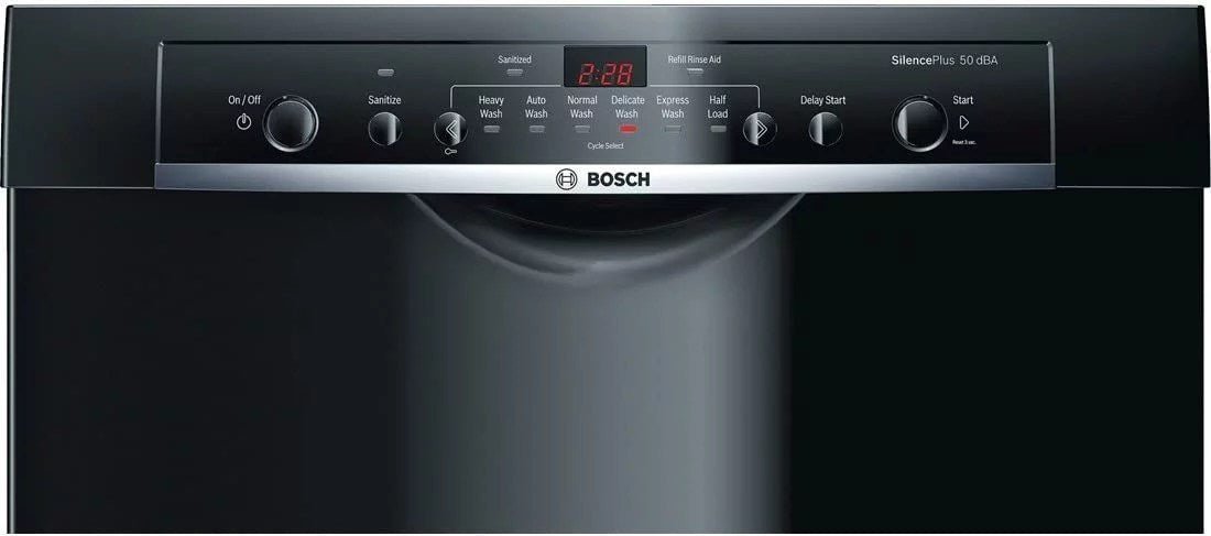 Bosch Ascenta 24″ SHE3AR76UC Built-In Dishwasher – Black