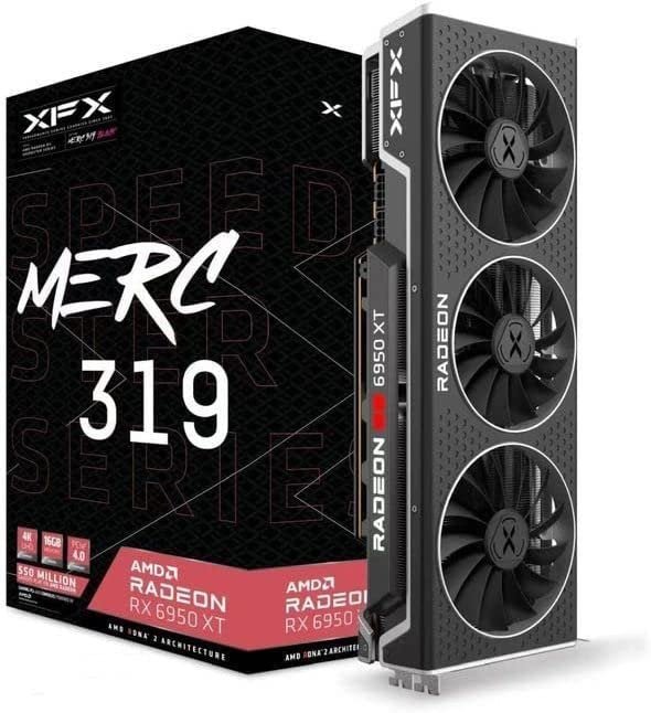 XFX Speedster MERC310 AMD Radeon RX 7900XTX Black Gaming Graphics Card with 24GB GDDR6, AMD RDNA 3 RX-79XMERCB9