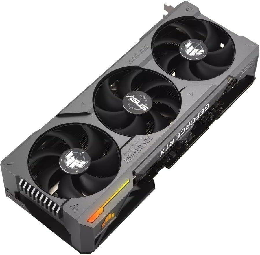 ASUS TUF GeForce RTX 4090 OC Edition Gaming Graphics Card (PCIe 4.0, 24GB GDDR6X, HDMI 2.1a, DisplayPort 1.4a)