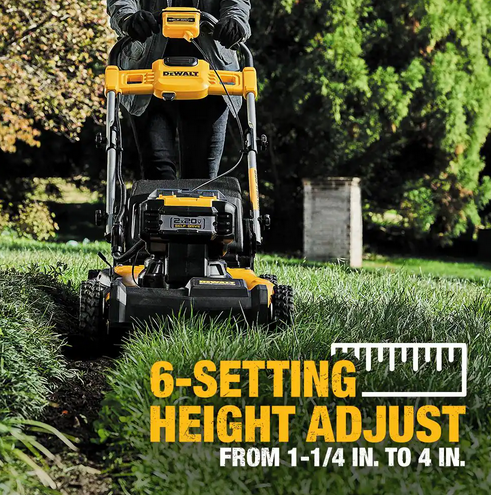 21.5 in. 20-V Li-Ion Cordless Battery Walk Behind Self Propelled Mower w/Hedge,Bare Trimmer,Blower,Cleaner,Pole/Hand Saw