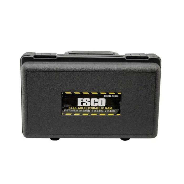 ESCO 10-Ton Hydraulic Stak-Able Ram Kit with 1 Quart Pump