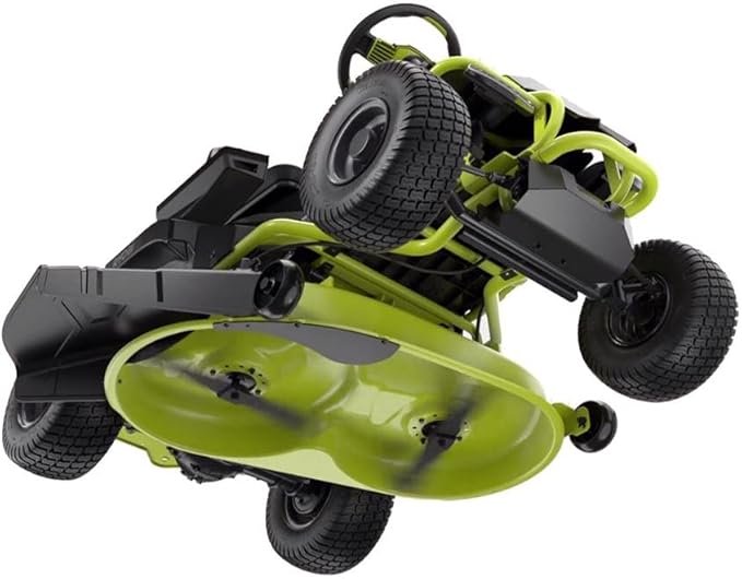 Ryobi 38 inches 100 Ah Battery Electric Rear Engine Riding Lawn Mower Model#: RY48111