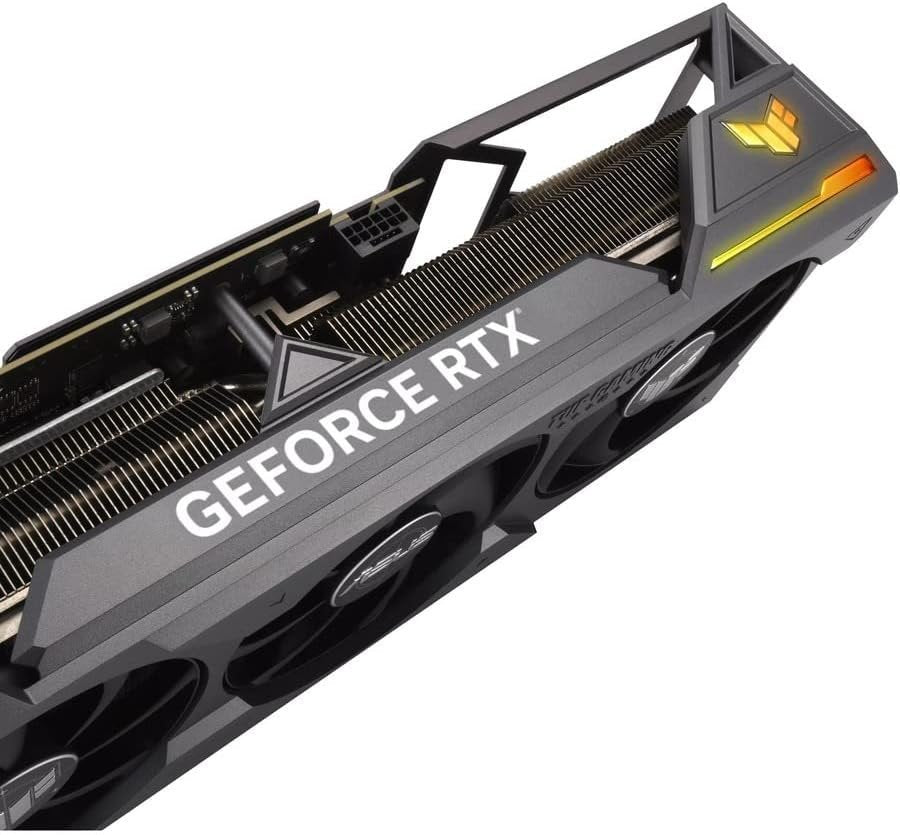 ASUS TUF GeForce RTX 4090 OC Edition Gaming Graphics Card (PCIe 4.0, 24GB GDDR6X, HDMI 2.1a, DisplayPort 1.4a)