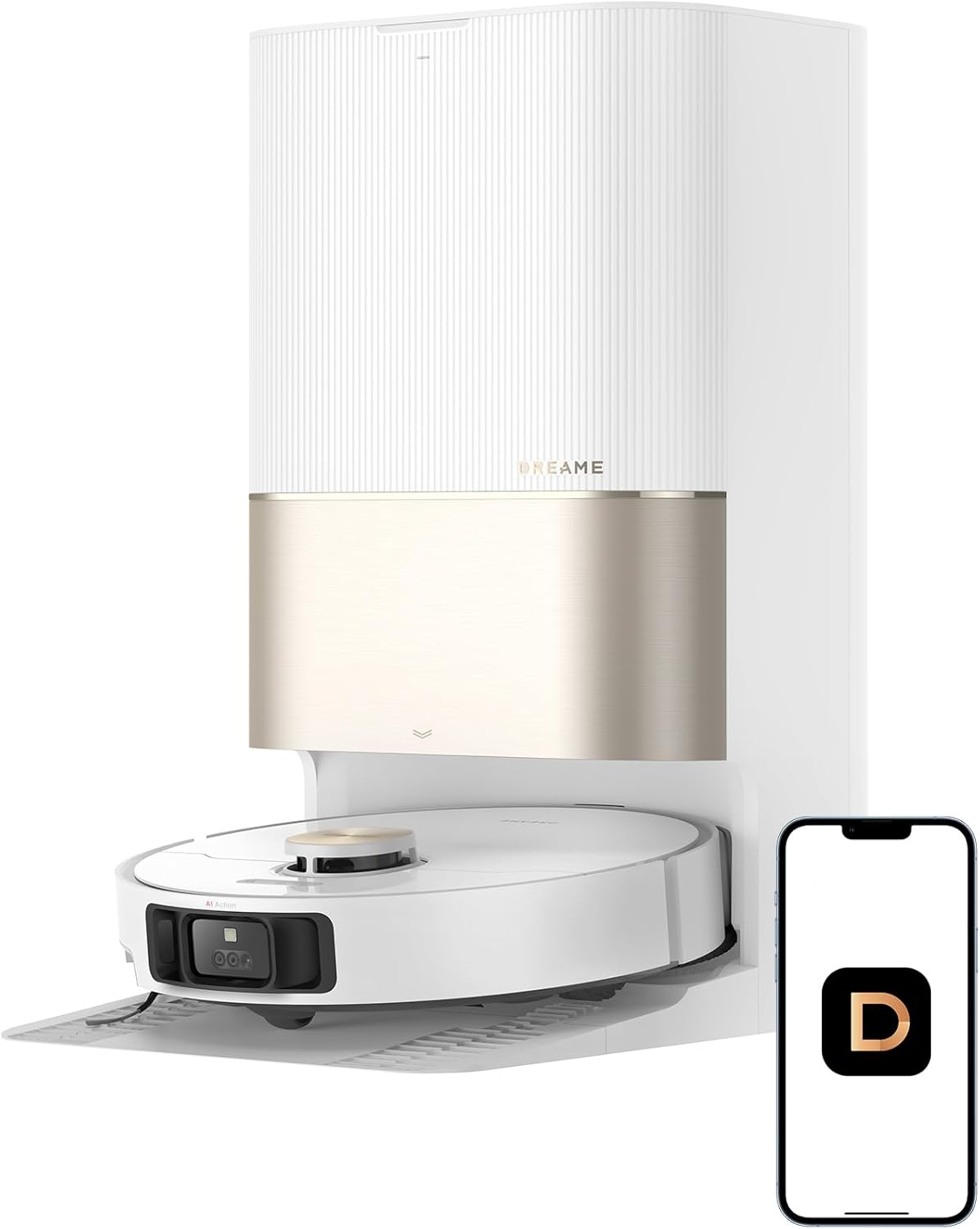 Dreame X40 Ultra Robot Vacuum with 12,000Pa Suction, Liftable Mop, Self-Cleaning & Auto-Empty