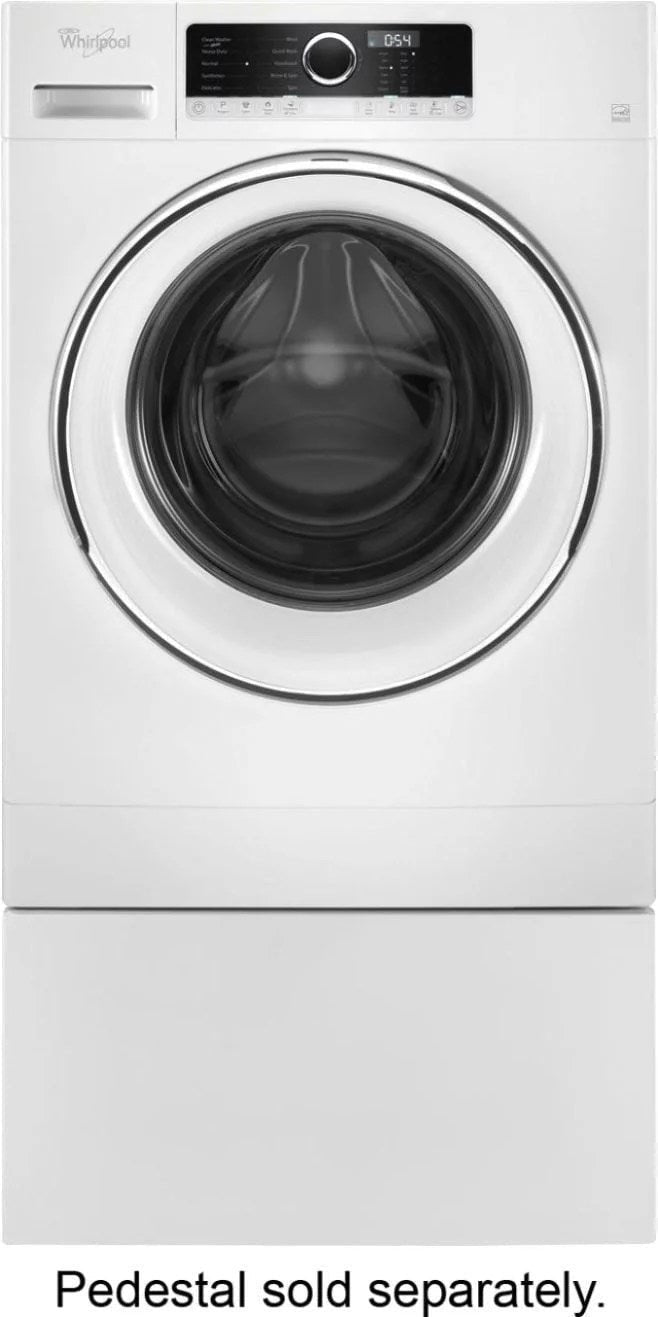 Whirlpool – 2.3 Cu. Ft. High Efficiency Stackable Front Load Washer with Detergent Dosing Aid – White