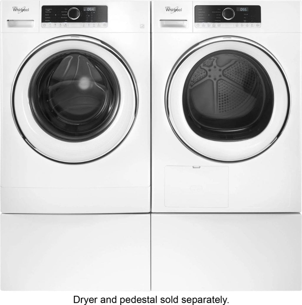 Whirlpool – 2.3 Cu. Ft. High Efficiency Stackable Front Load Washer with Detergent Dosing Aid – White