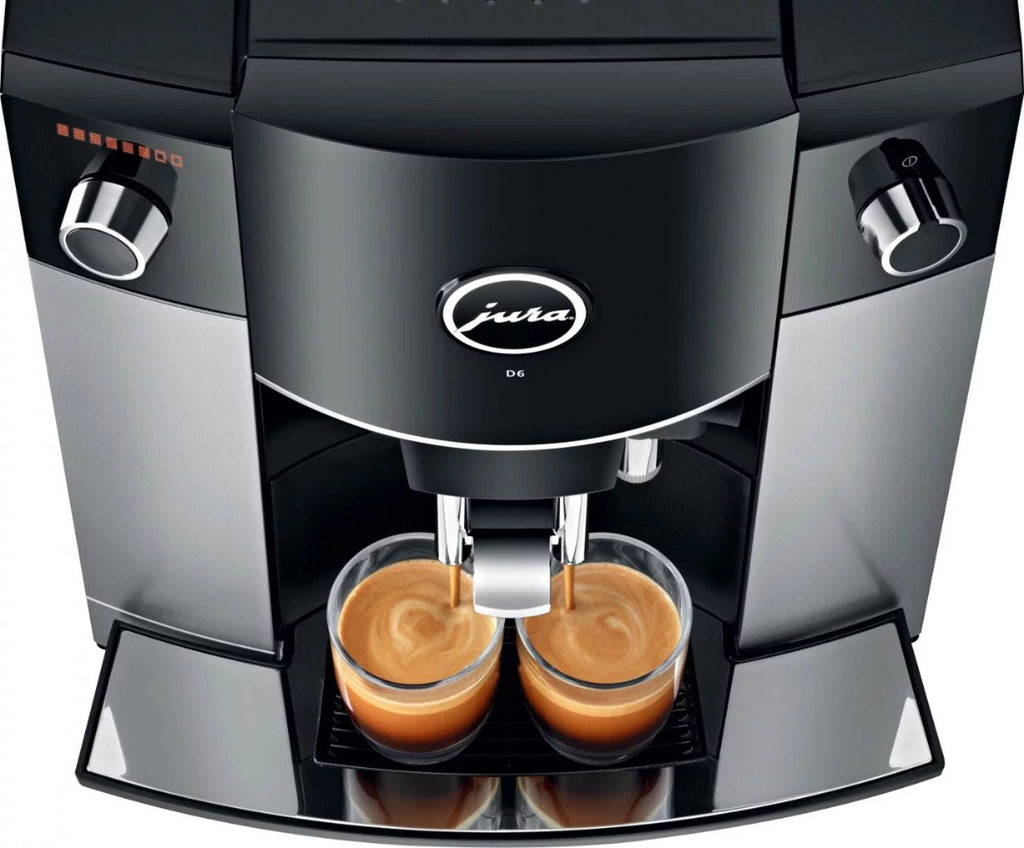 Jura D6 Automatic Coffeemaker and Espresso Machine Platinum