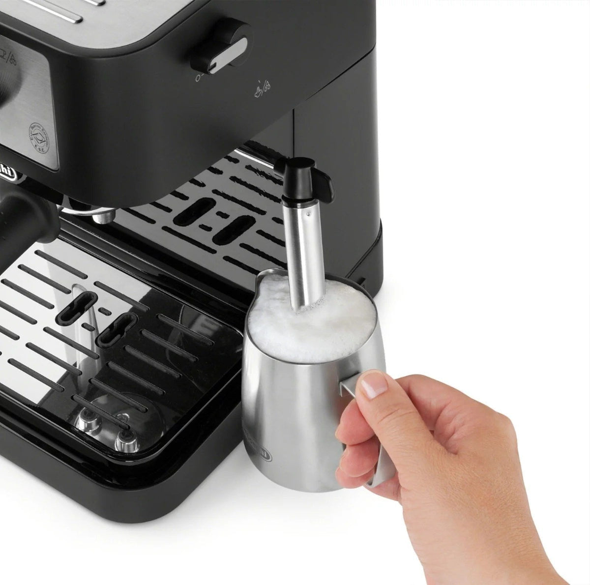 De’Longhi – Stilosa 15 Bar Pump Espresso Machine – Black and Stainless