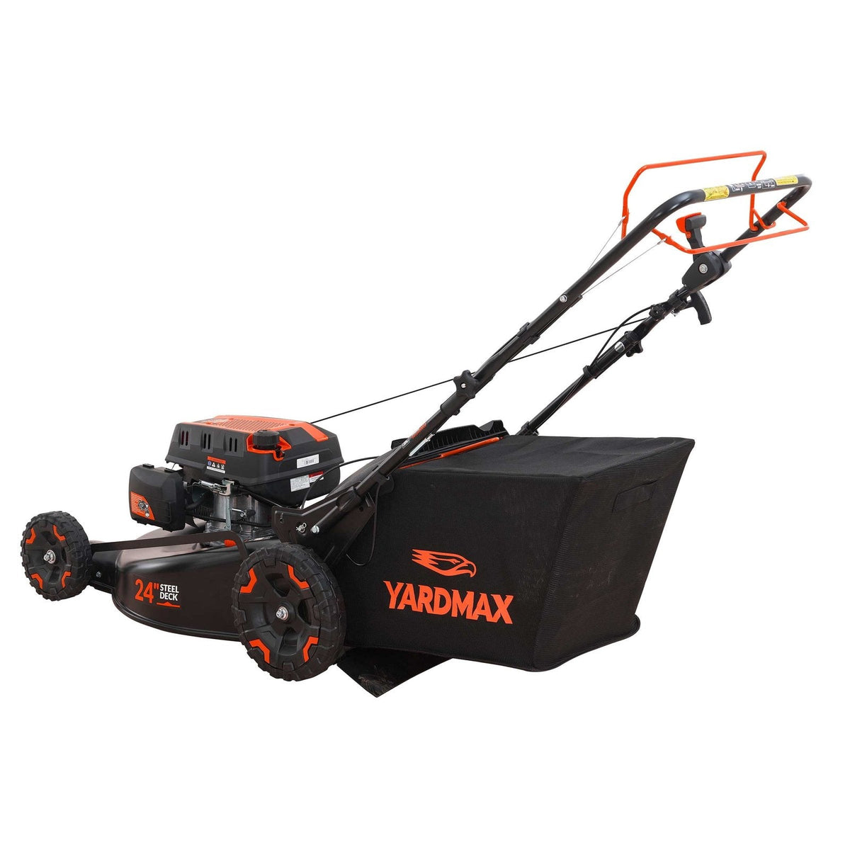 24 in. 201 cc SELECT PACE 6 Speed CVT High Wheel RWD 3-in-1 Gas Walk Behind Self Propelled Lawn Mower W/ Recoil Start
