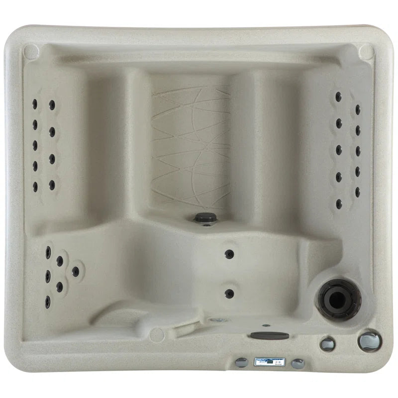 LS350DX 110 Volt 5-Person 28-Jet Rectangle Plug and Play Hot Tub with Ozonator