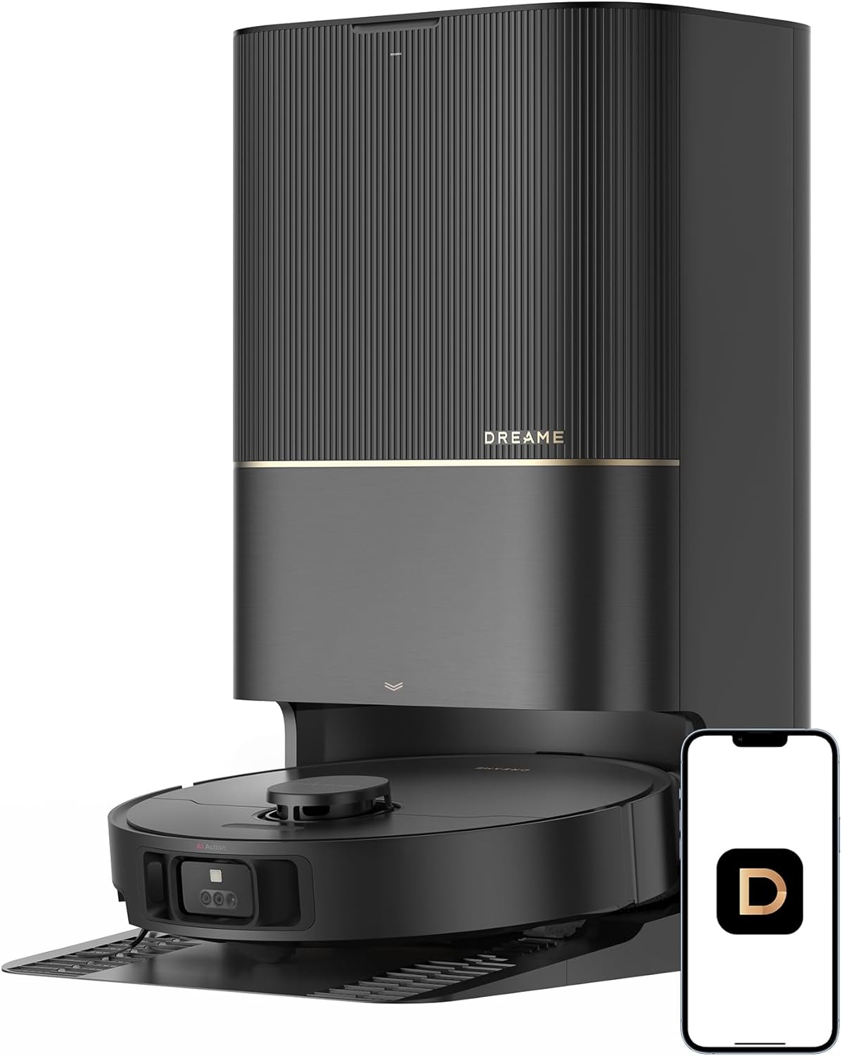Dreame X40 Ultra Robot Vacuum with 12,000Pa Suction, Liftable Mop, Self-Cleaning & Auto-Empty