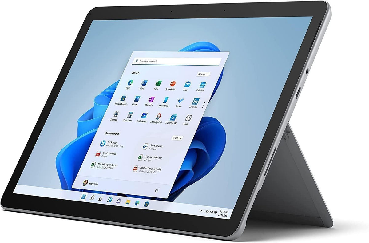 Microsoft Surface Go 2 10.5″ Touch screen, Intel Core m3 8th Gen, 8GB RAM, 128GB SSD – Wifi + LTE – Platinum