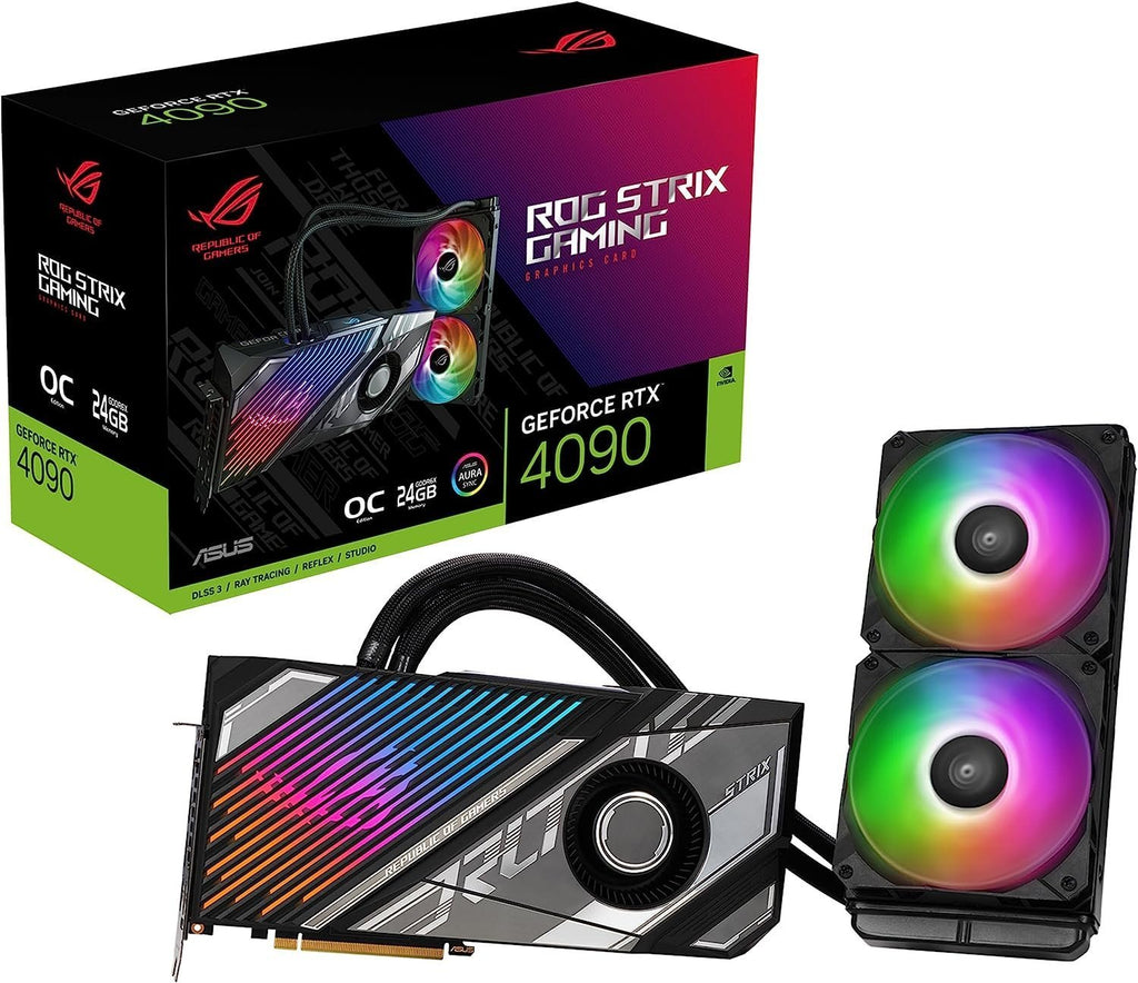 ASUS TUF GeForce RTX 4090 OC Edition Gaming Graphics Card (PCIe 4.0, 24GB GDDR6X, HDMI 2.1a, DisplayPort 1.4a)