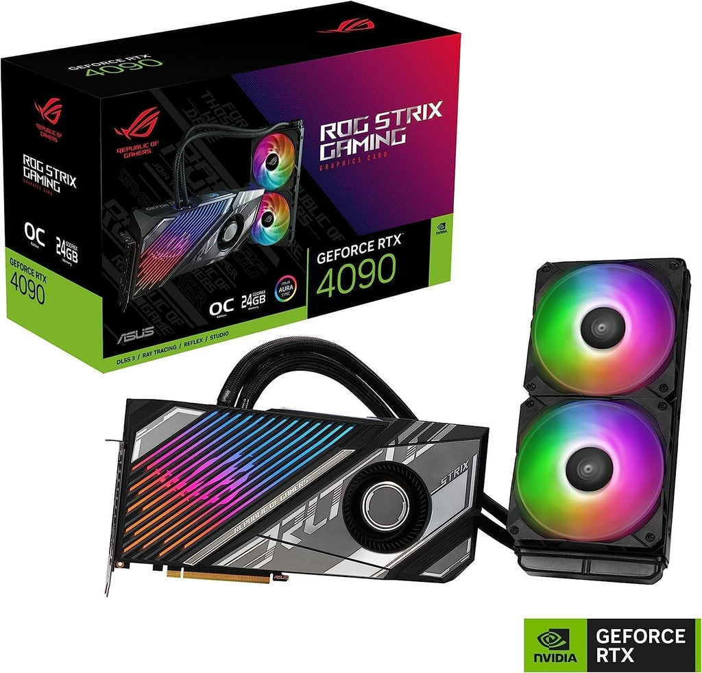 ASUS TUF GeForce RTX 4090 OC Edition Gaming Graphics Card (PCIe 4.0, 24GB GDDR6X, HDMI 2.1a, DisplayPort 1.4a)