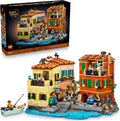 LEGO Ideas Italian Riviera Building Set – DIY Home & Office Decor for Men & Women