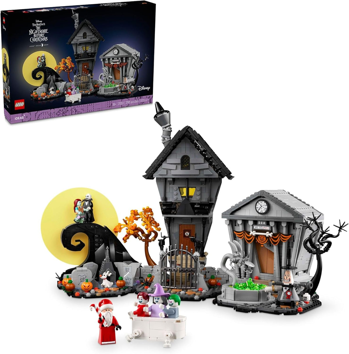 LEGO Disney Tim Burton’s The Nightmare Before Christmas Decor