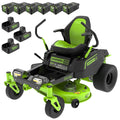 80V 42" Cordless Battery CrossoverT Riding Lawn Mower, Twelve (12) 4.0 Ah Batteries and (3) Dual-Port Turbo Chargers, CRT4281