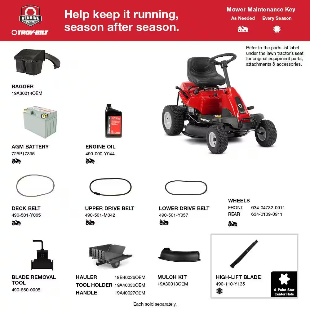 30 In. 10.5 HP Briggs and Stratton Engine 6-Speed Manual Drive Gas Rear Engine Riding Mower with Mulch Kit Included