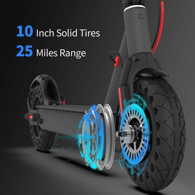 Hiboy S2 Pro Electric Scooter 500W Motor 10 Solid Tires 25 Miles Range 19 M