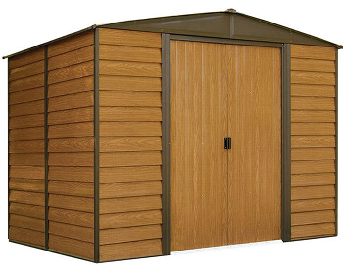 Arrow 10×8 Woodridge Metal Storage Shed Kit