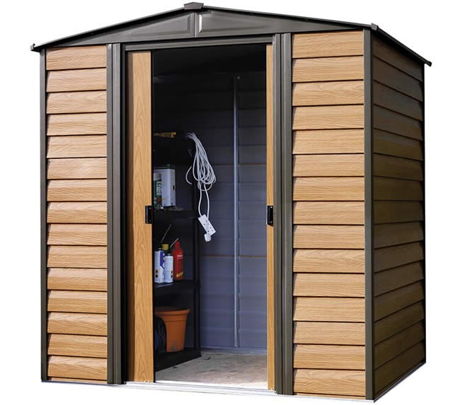 Arrow 6×5 Woodridge Metal Storage Shed Kit