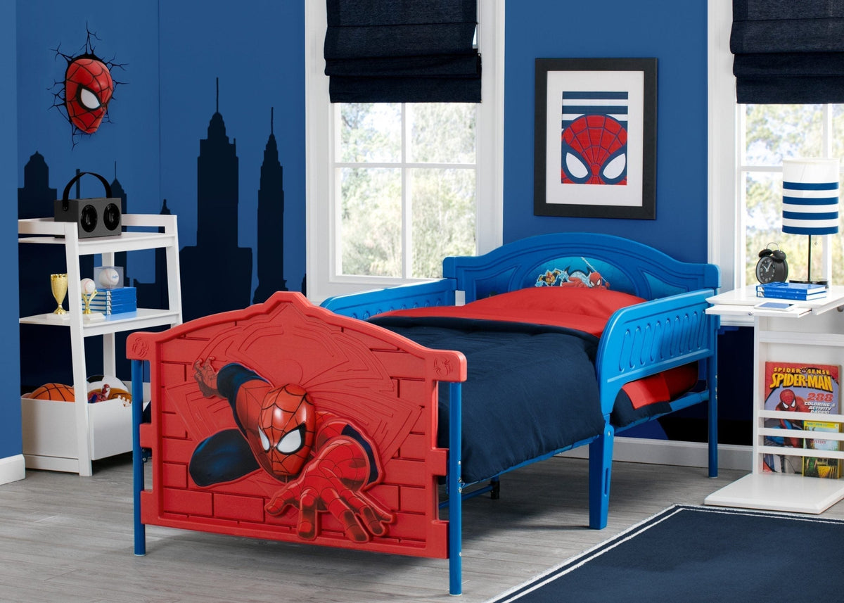 Spider-Man Plastic 3D Twin Bed