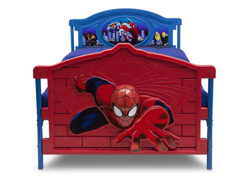 Spider-Man Plastic 3D Twin Bed