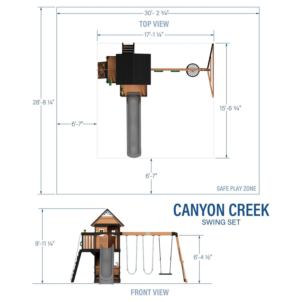 Canyon Creek Swing Set