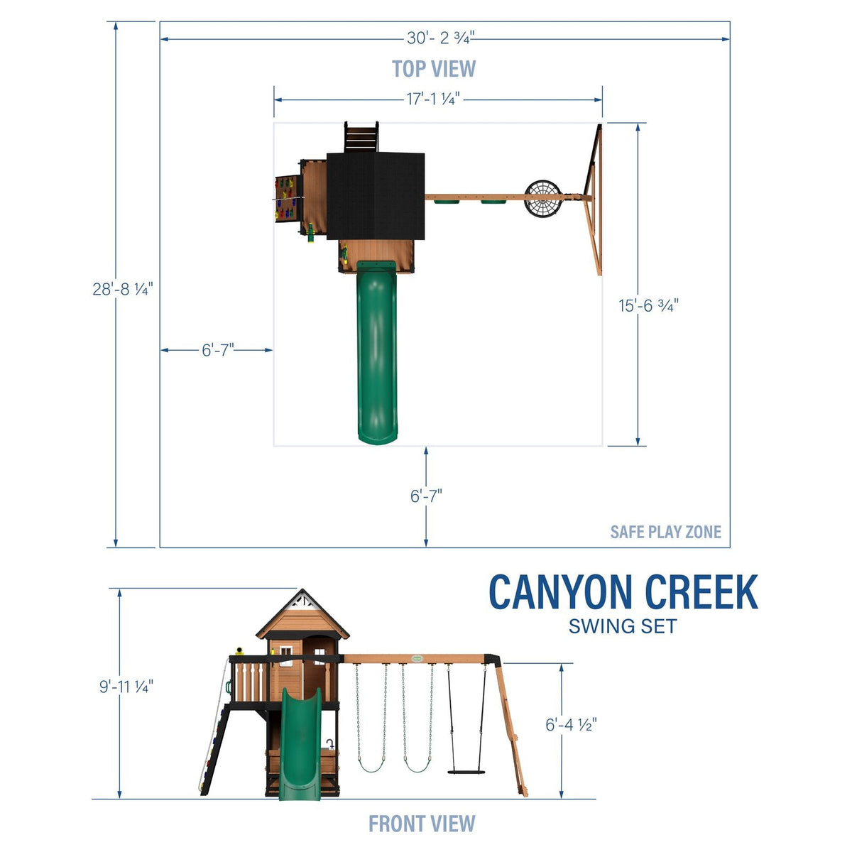 Canyon Creek Swing Set