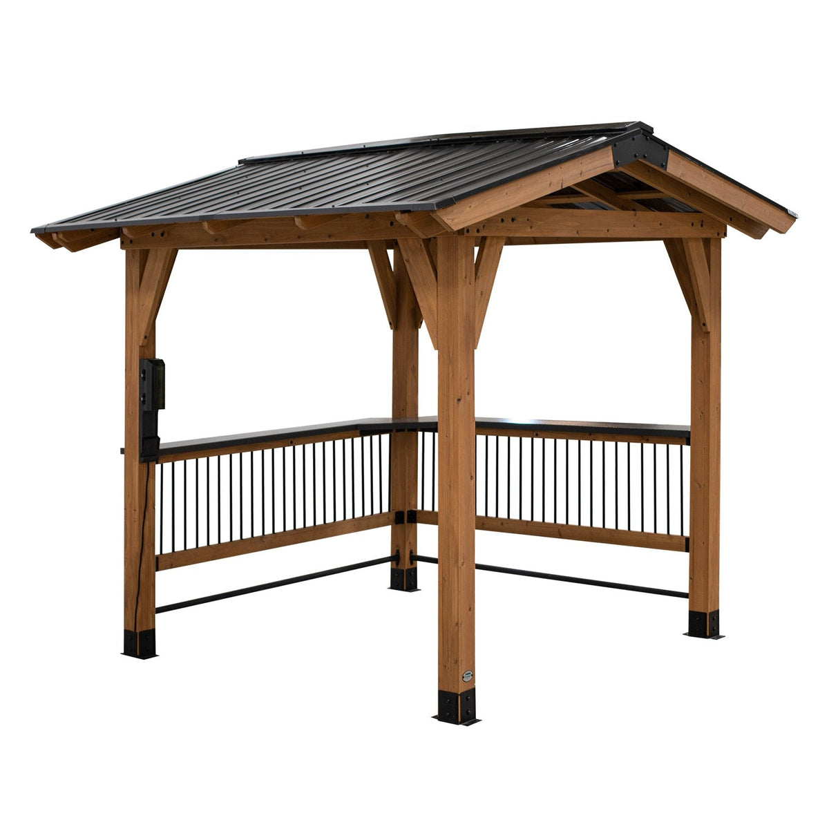 Granada Grill Gazebo with Outdoor Bar