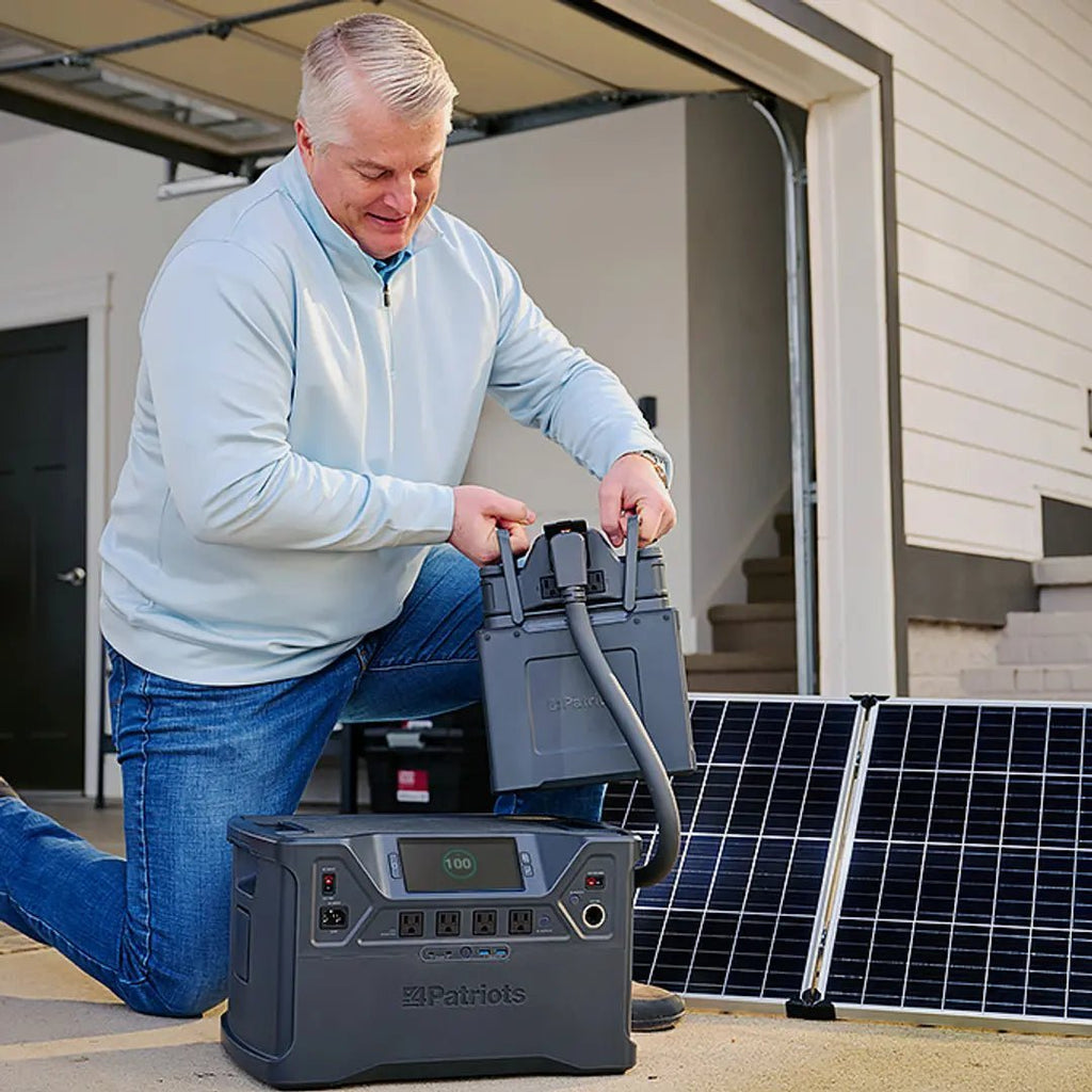 Patriot Power Solar Generator 2000X & Solar Panel