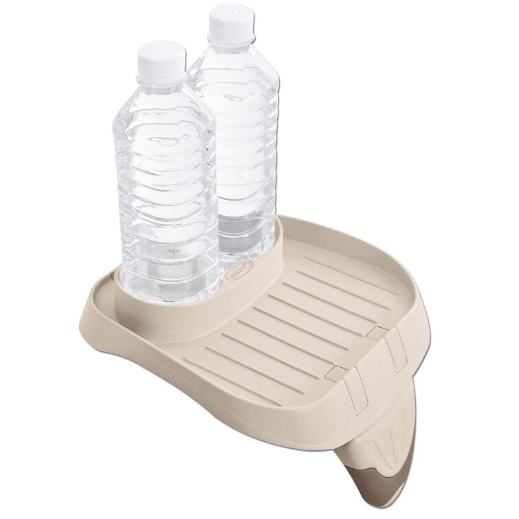 Intex 28439E Greywood Deluxe 4 Person Inflatable Hot Tub Bubble Jet Spa Kit