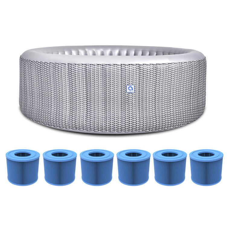 Jleisure 4 – Person 110 – Jet Vinyl Inflatable Hot Tub