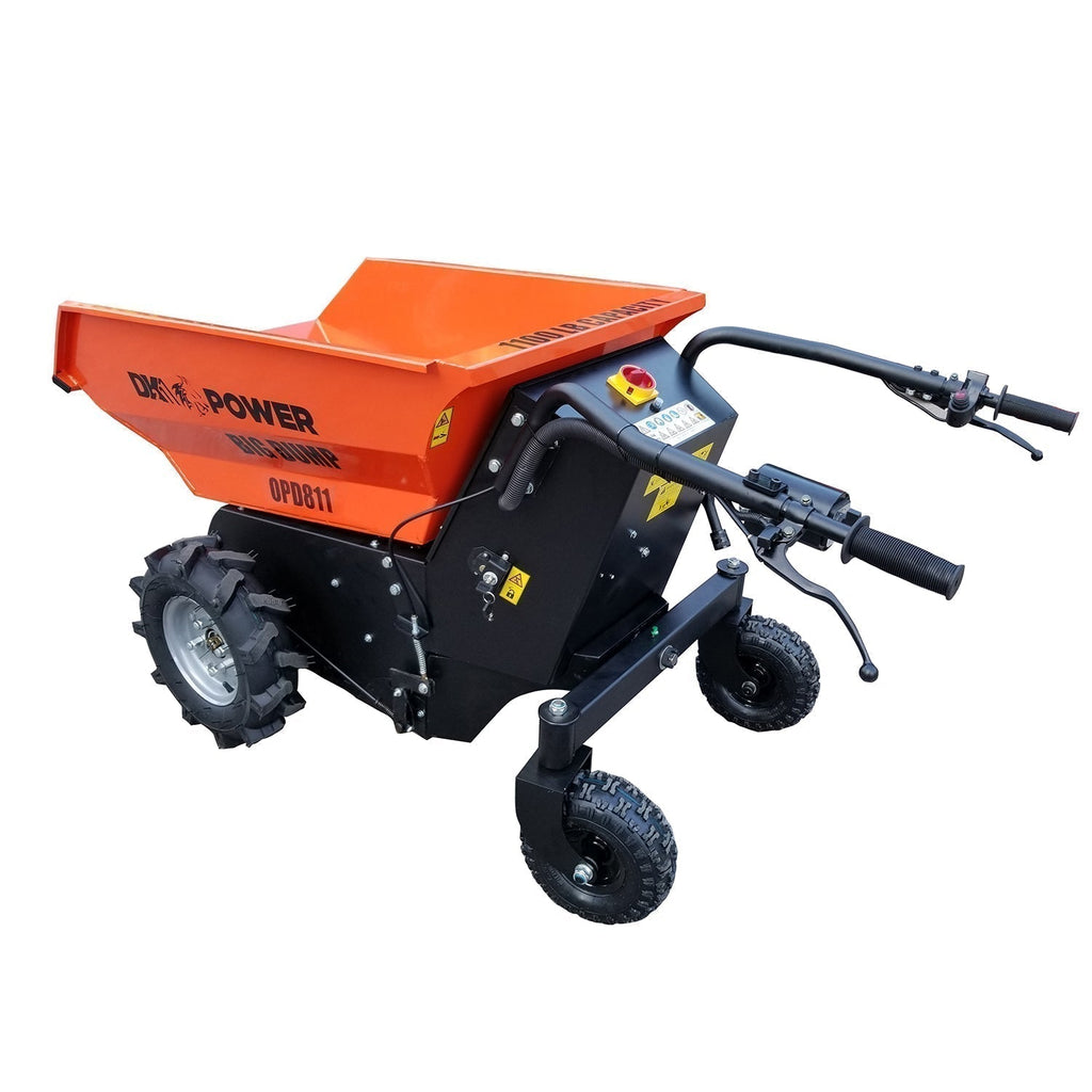 Detail K2 Big Dump 1100 Pound Electric Power Dump Cart – OPD811
