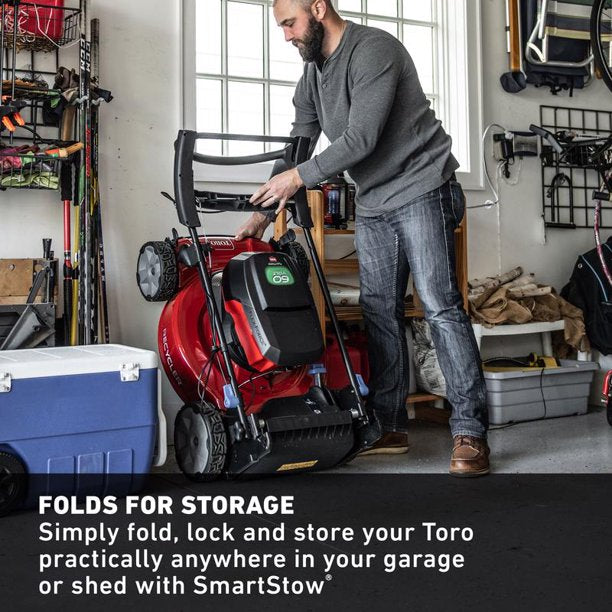 Flex-Force 60V Cordless 2-Tool Combo Kit 22 in. Recycler Walk Behind Lawn Mower & Leaf Blower w/Charger & Batteries